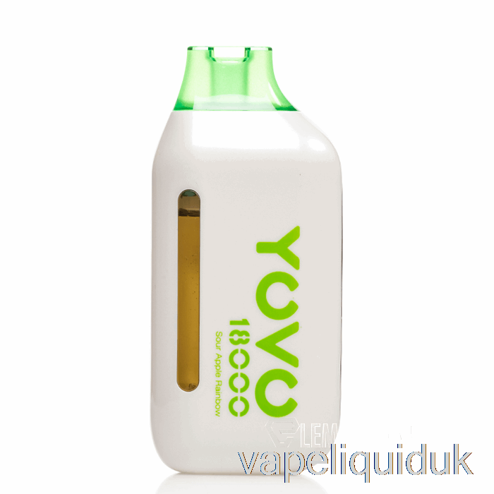 Yovo Ultra 18000 Disposable Sour Apple Rainbow Vape Juice